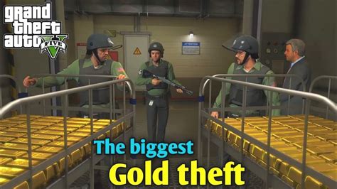 The Biggest Gold Theft In Gta 5 Tech Gaming Hindi Youtube