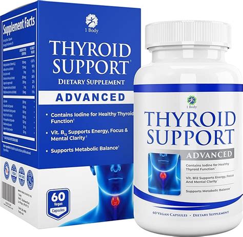 Thyroid Support Supplement For Women And Men Energy And Focus Formula