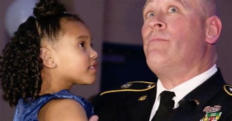 Sergeant Takes Fallen Soldiers 5 Year Old To Daddy Daughter Dance To