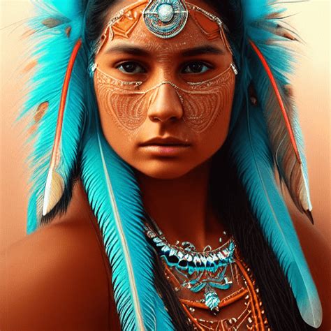 beautiful american indian princess graphic · creative fabrica