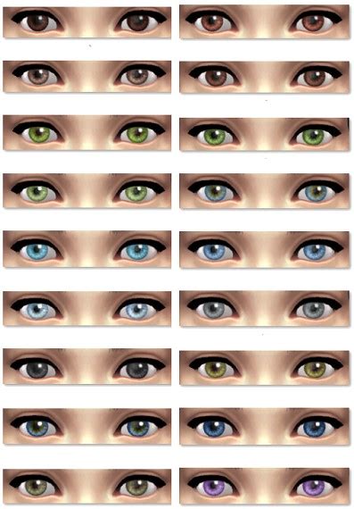 Eye Shapes Sims 4 Cc