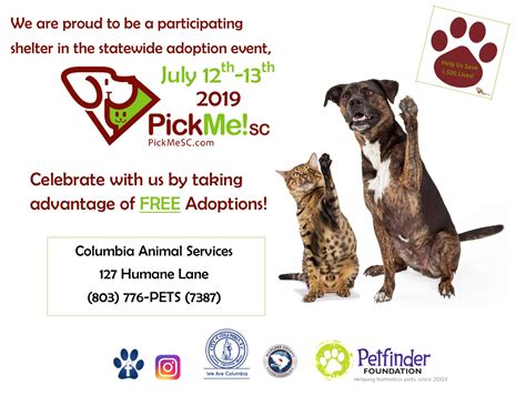 Towneplace suites columbia northwest/harbison pet policy towneplace suites columbia northwest/harbison allows one pet up to 30 lbs for an additional fee of $60 per two. Pick Me: Statewide Pet Adoption event July 12-13 - ABC ...