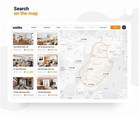 Real Estate Search Portal On Behance