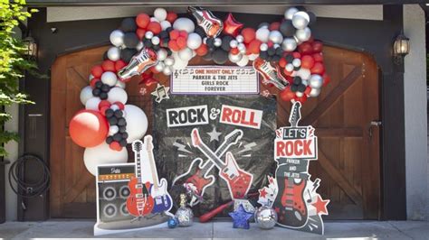 Rock N Roll Birthday Party For Tweens Fern And Maple