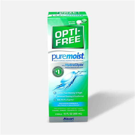 Opti Free Puremoist Disinfecting Solution 10 Fl Oz