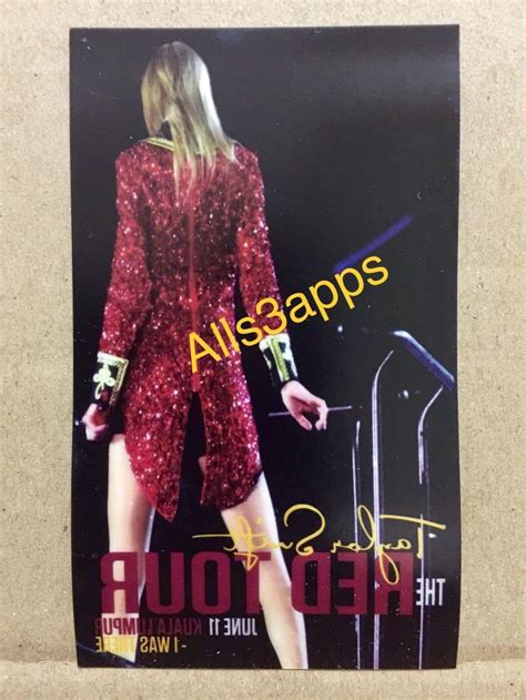 Taylor Swift Red Tour Asia 2014 Car Sticker Hobbies And Toys Music