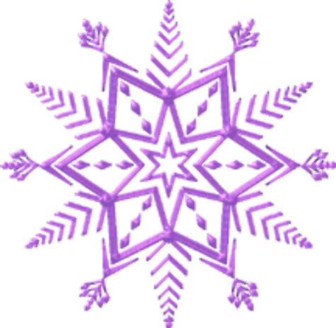 Download High Quality Snowflake Clipart Purple Transparent Png Images