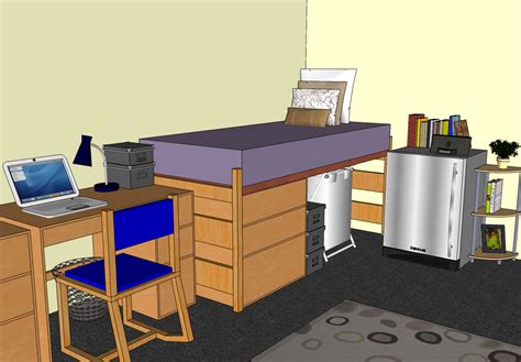 University Of Michigan Dorm Rooms Cv Room Layout Inside Room Room