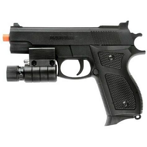 UKArms M777R Spring Airsoft Pistol With Laser Sight 6mm Hand Gun For