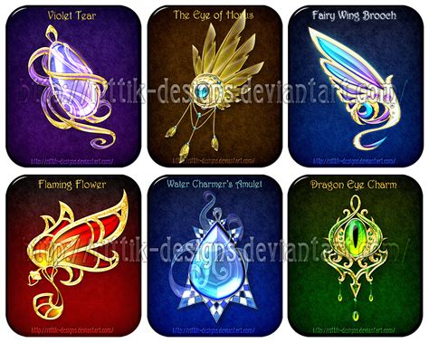 Magic Items Adopts 6 Closed By Rittik Designs Anime Weapons Fantasy