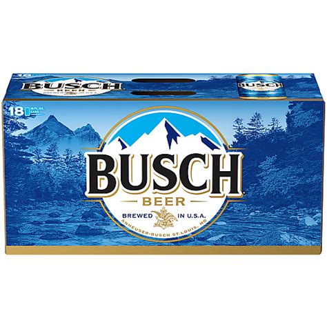 Busch Beer 18 Pack Beer 16 Fl Oz Cans Caseys Foods