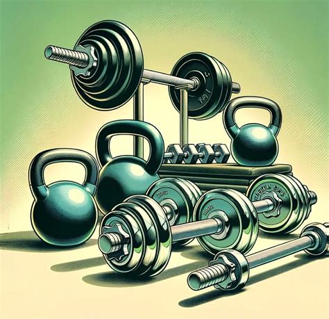 Download Training Equipment Dumbbells Weight Training Royalty Free