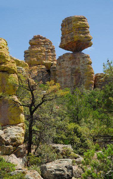 Big Balanced Rock Chiricahua Natl Monument Arizona Beautiful