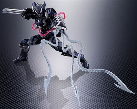 Venom Symbiote Wolverine Tech On Avengers Sh Figuarts Bandai