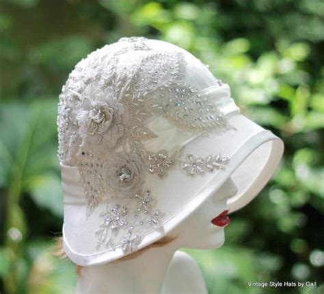Années 20 Chapeau De Mariée Mariage Vintage Style Bandeau Etsy