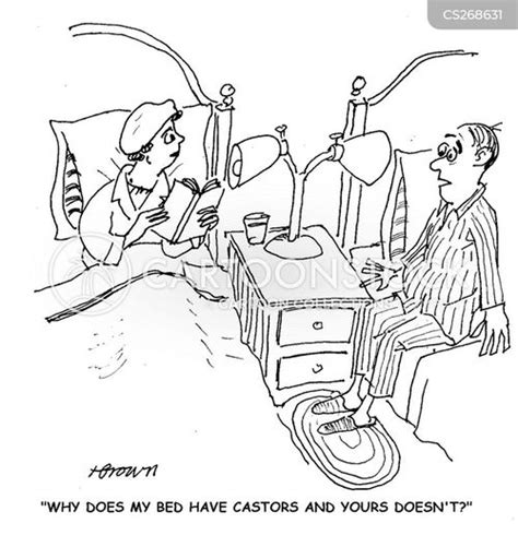 Twin Beds Cartoons And Comics Funny Pictures From Cartoonstock