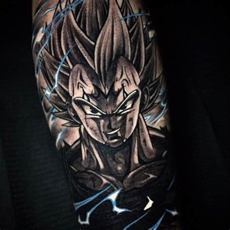 Dragon ball tattoos are one of the most famous media franchise hailing from japan. Dragon Ball Z Majin Vegeta Tattoo