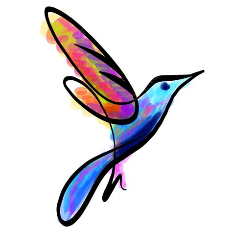Partition Clipart Transparent Background Blue Bird Drawing Abstract