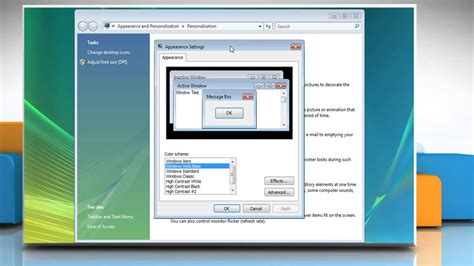 How To Enable Aero In Windows® Vista Youtube
