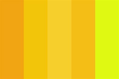 Yellow Joy Color Palette
