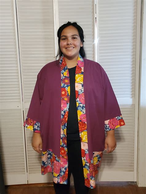 Upcycled Kimono Lightweight Duster Plus Size Jacket Etsy