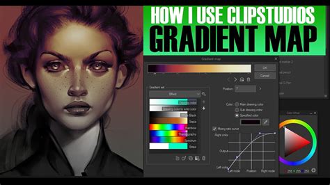 How I Use The Gradient Map Feature In Clipstudio Paint Youtube