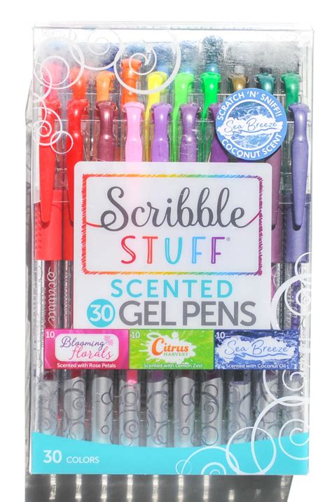 Scribble Stuff Felt Tip Pens And Gel Pens Jennys Crayon Collection