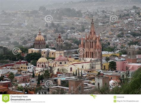 Cathedral In San Miguel De Allende Mexico Stock Photo Image Of Town