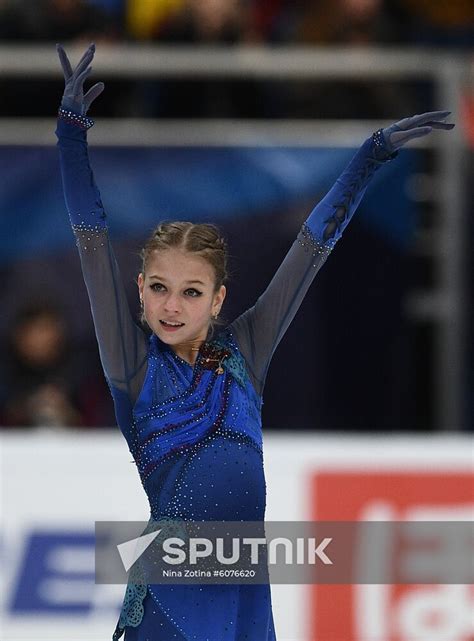 Russia Figure Skating Rostelecom Cup Ladies Sputnik Mediabank
