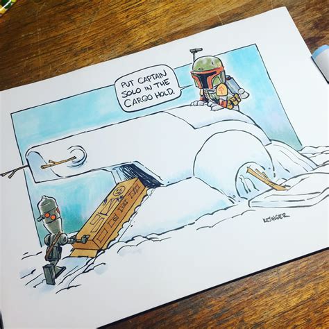 Calvin And Hobbes Star Wars Theme Star Wars Comics Star Wars Cartoon Star Wars Geek