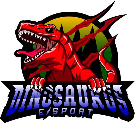 Dinosaur Sport Mascot Logo Design By Visink Thehungryjpeg