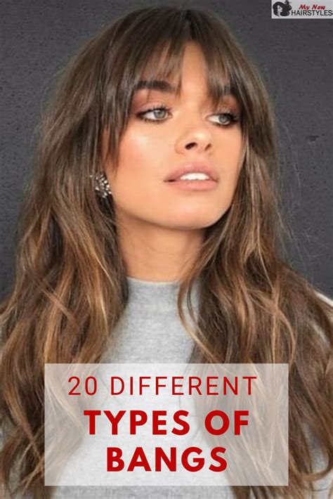 20 Different Types Of Bangs Long Hair With Bangs Hair Styles Short