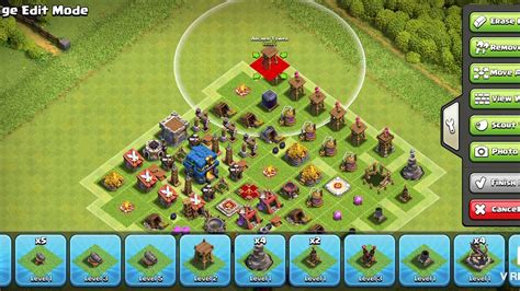 Setting A Village Of Clash Of Clans Youtube