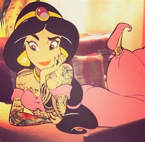 Princess Jasmine 👑💉💀 Emo Disney Punk Disney Princesses Dark Disney Disney Love Disney Pixar