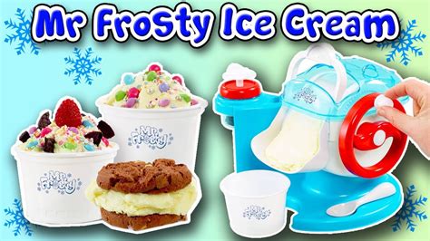 Mr Frosty Ice Cream Factory Maker Toy Review And Unboxing Youtube