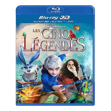 Les Cinq Légendes Combo Blu Ray 3d Blu Ray Dvd Copie Digitale