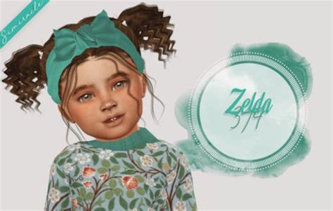 Fabienne Toddler Hair Sims 4 Sims Sims Baby