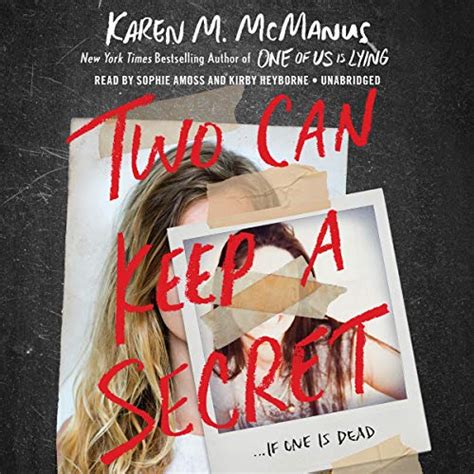 Two Can Keep A Secret Audible Audio Edition Karen M Mcmanus Sophie