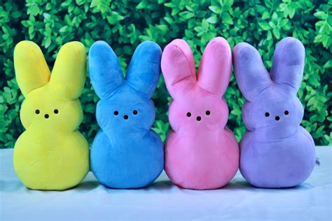 Personalized Peeps Plush Customized Easter Bunny Peeps Etsy