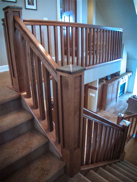 We provide the finest stair components to create a stunning, sturdy stair banister. Mission-Style Staircase & Railings | Artistic Stairs