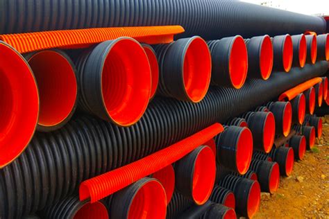 Hdpe Double Wall Corrugated Drainage Pipe Dwc Plastic Culvert Pipe