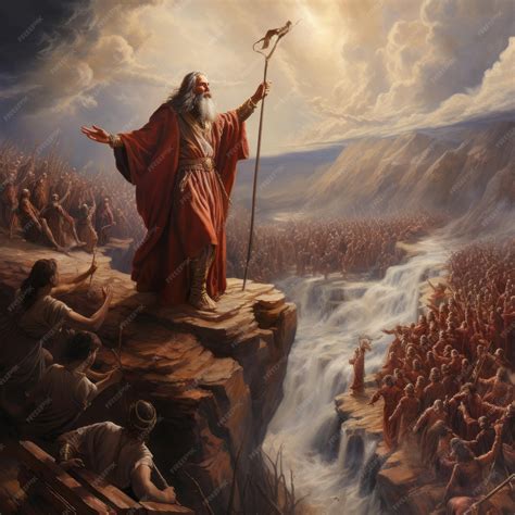 Premium Photo | From Exodus to Victory Moses Leading the IDF into the