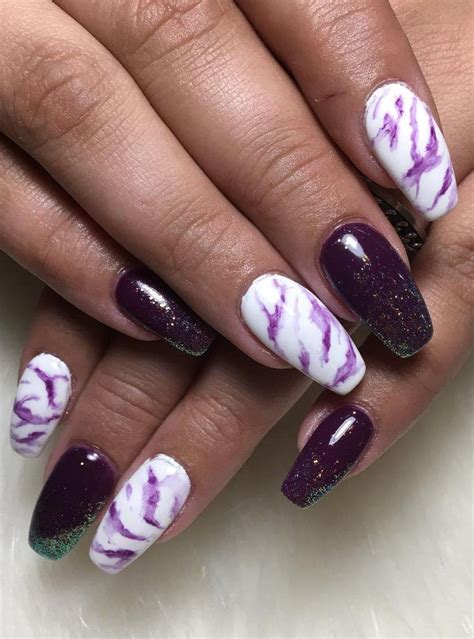 50 Trendy Purple Marble Nails You Must Try Style Vp Page 21