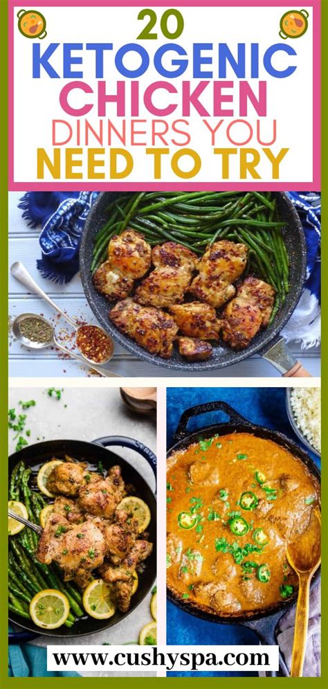 20 Easy Ketogenic Chicken Dinner Ideas Keto Low Carb Dinner Recipes