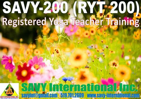 Yoga Teacher Training London Ontario Archives Savy International Inc
