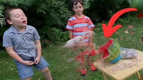 The Exploding Watermelon Experiment Youtube