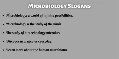 400 Clever Microbiology Slogans That Are Trending