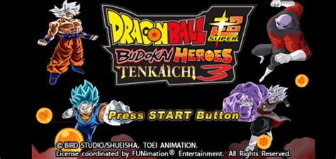 Dragon ball z tenkaichi tag team is psp emulator game and you can play this game on android very smoothly compared to ps2 emulator. Dragon Ball Super Budokai Heroes Tenkaichi 3 (Permanent ...