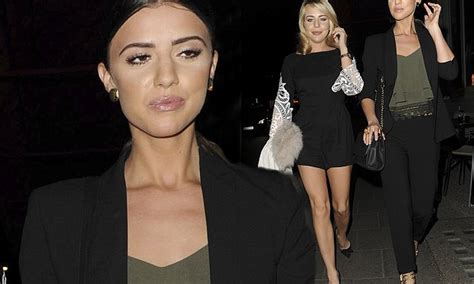 Towies Lucy Mecklenburgh Enjoys A Night Out With Lydia Bright At A