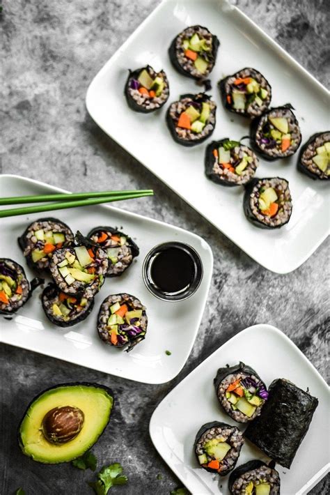 Sweet Potato And Avocado Sushi Rolls Gringalicious Food Sushi Rolls